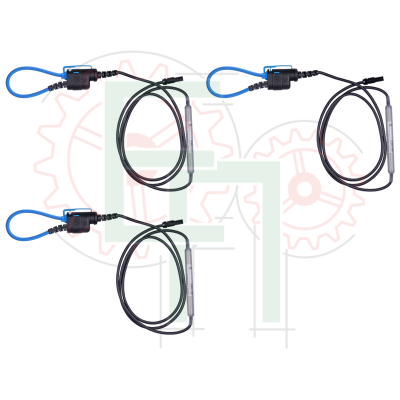 S 2095 --- 3 шт. A 1501, 1-фазних гнучких струмових кліщів 3000/300/30 А / 1 В